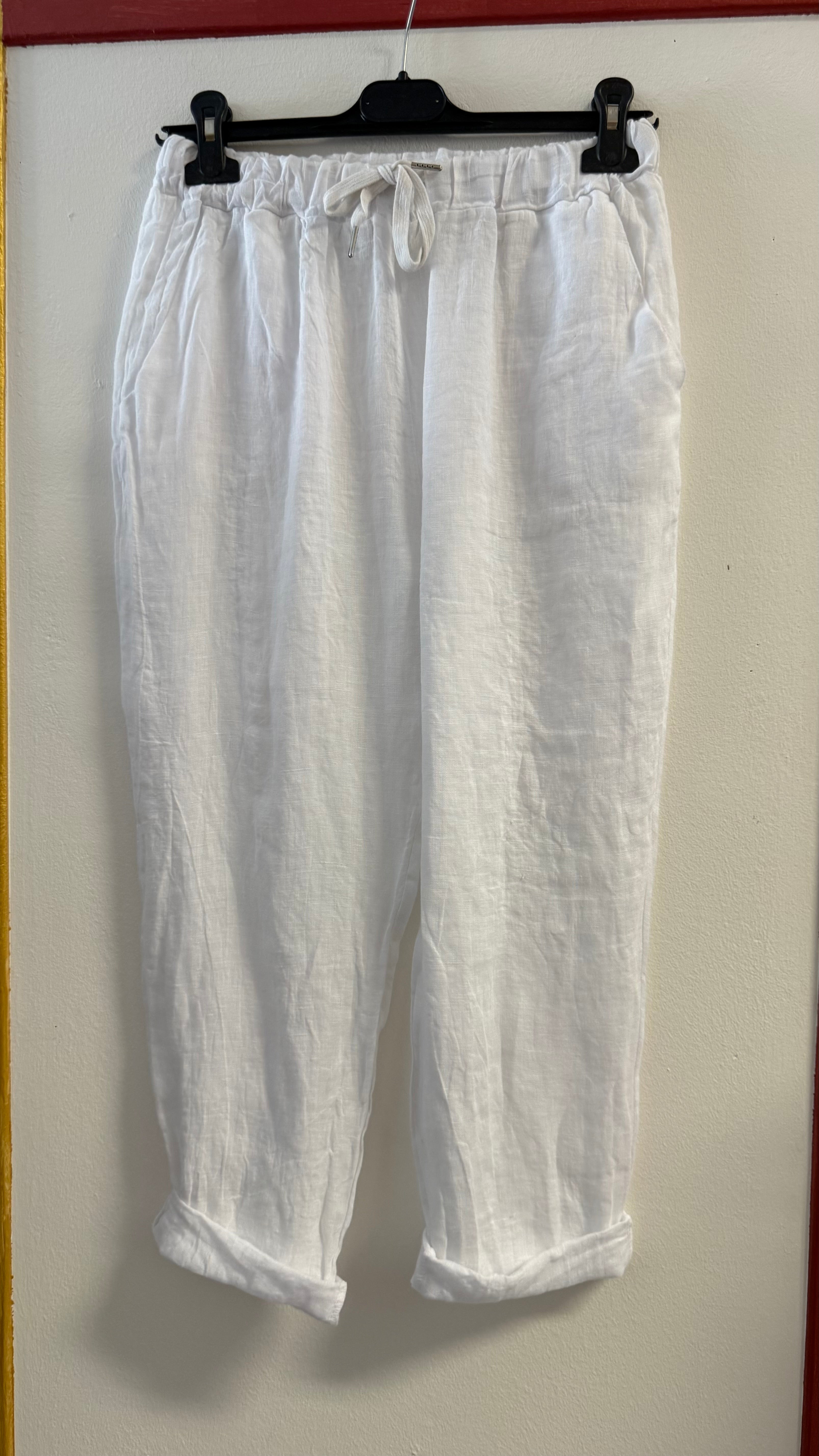 Pantalone Lino Slim
