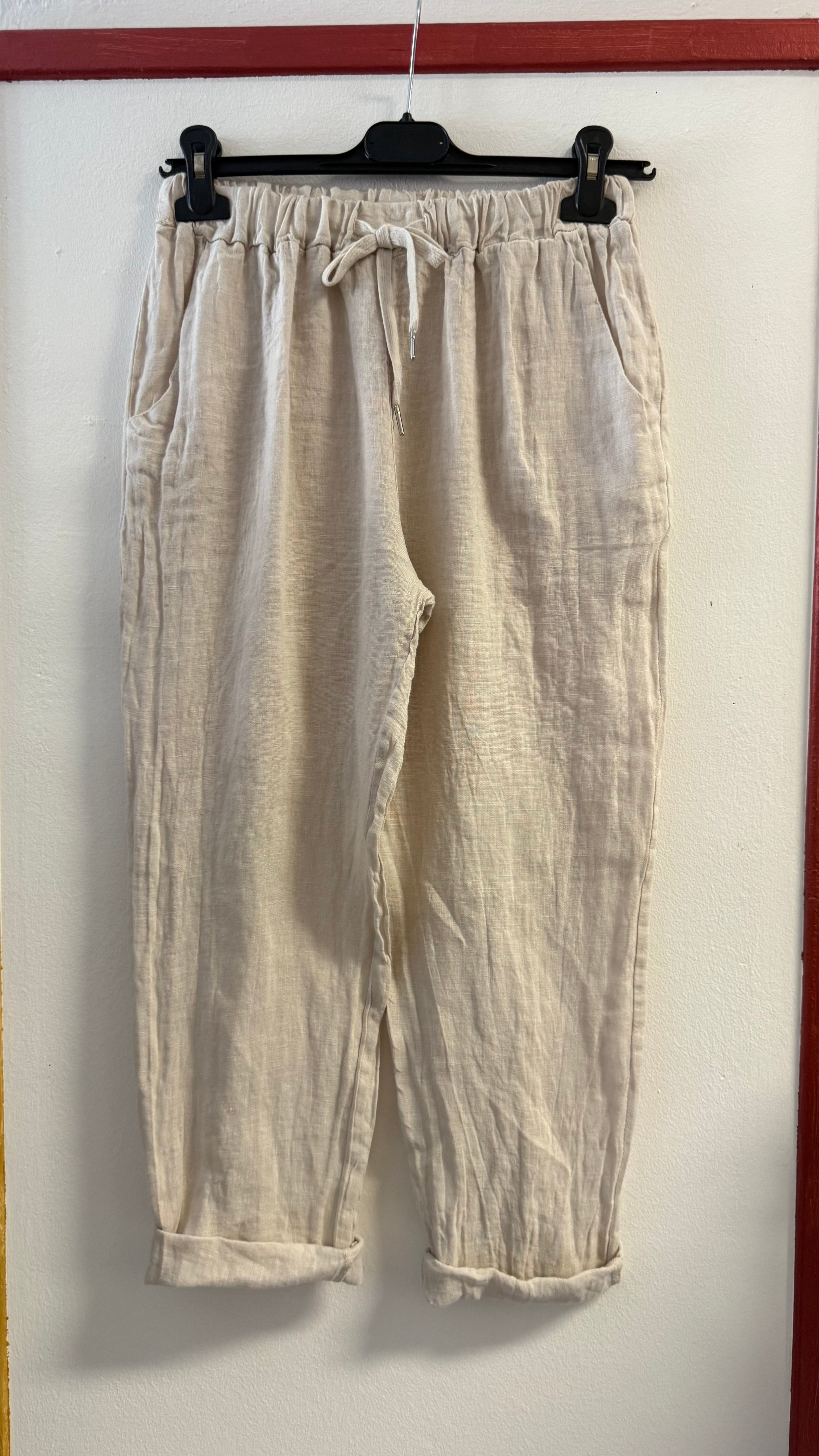 Pantalone Lino Slim